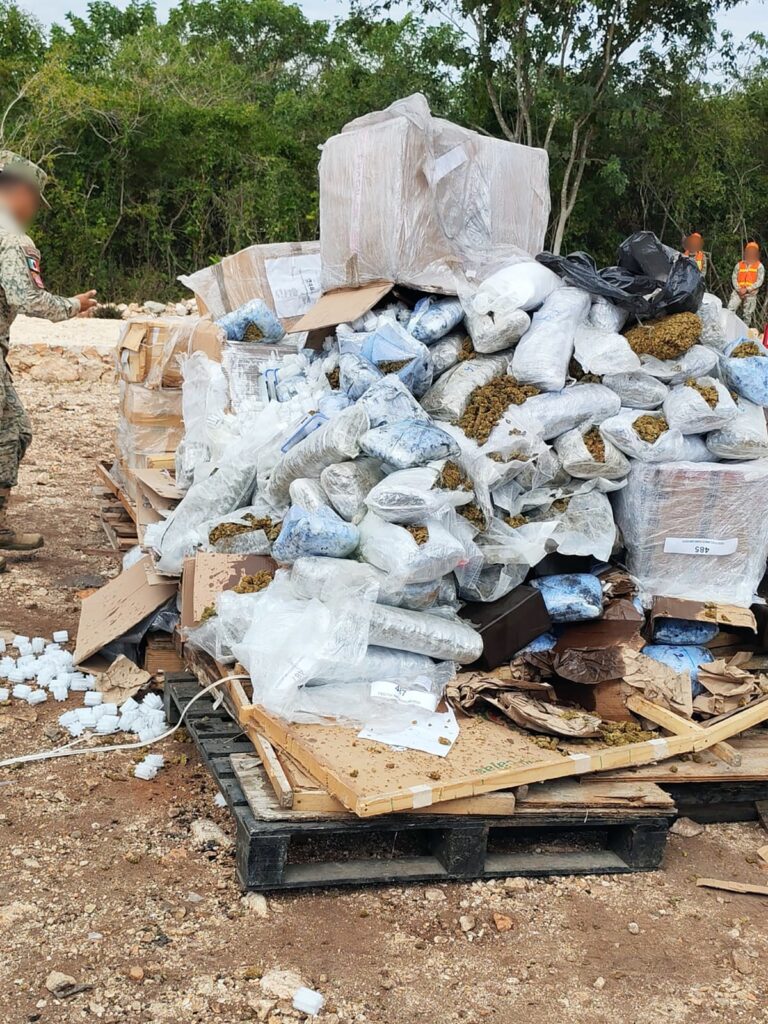 123 kilos de narcóticos incinerados y otros resultados de la FGR en Yucatán durante diciembre