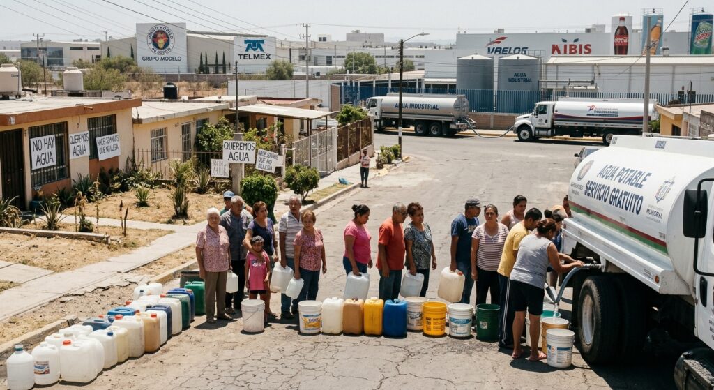 Escasez de agua en Guadalajara, por privilegiar suministro a empresas de Guanajuato